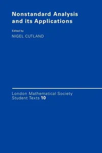 Buy Nonstandard Analysis and its Applications by Nigel J. Cutland and J. W. Bruce | Cambridge University Press | Hardcover | Higher Education Mathematics Textbook — BookShops.in