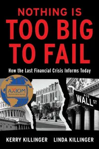 Buy Nothing is Too Big to Fail: How the Last Financial Crisis Informs Today by Kerry Killinger | Rosettabooks | Hardcover | Business & Economics – Banks & Banking — BookShops.in