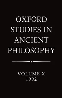 Buy Oxford Studies in Ancient Philosophy: 1992 (010) by Julia Annas | Clarendon Press | Hardcover | Higher Education Philosophy Textbook — BookShops.in