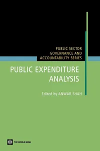 Buy Public Expenditure Analysis by Anwar Shah | World Bank Publications | English | Paperback | 9780821361443 — BookShops.in
