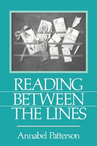 Buy Reading Between the Lines by Annabel Patterson | Routledge Hardcover | English Literature & Western Canon Debate — BookShops.in