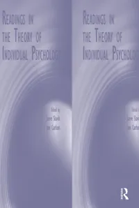 Buy Readings In The Theory Of Individual Psychology by Steve Slavik and Jon Carlson | Routledge Hardcover | Cognitive Psychology Textbook — BookShops.in