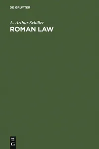 Buy Roman Law: Mechanisms of Development by A. Arthur Schiller | De Gruyter Mouton | English | Paperback | Reprint 2010 — BookShops.in