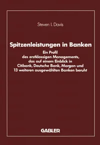 Buy Spitzenleistungen in Banken: Steven I. Davis Hardcover German Book by Gabler | Bookshops.in — BookShops.in