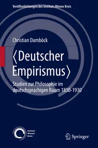 Buy Deutscher Empirismus: Studien zur Philosophie im deutschsprachigen Raum 1830-1930 von Christian Damböck – Springer Verlag Hardcover, German Edition — BookShops.in