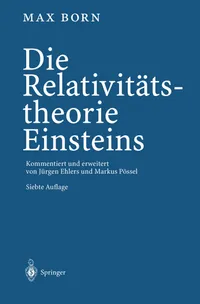 Buy Die Relativitätstheorie Einsteins by Max Born, Jürgen Ehlers, Markus Pössel – German Hardcover Physics Textbook | Springer-Verlag — BookShops.in