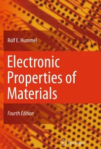 Buy Electronic Properties of Materials 4th Edition by Rolf E. Hummel | Springer | Hardcover | Engineering Textbook — BookShops.in