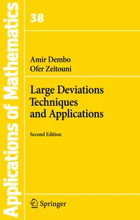 Buy Large Deviations Techniques and Applications by Amir Dembo & Ofer Zeitouni | Springer Hardcover | 2nd Edition 2009 | Higher Education Statistics Textbook — BookShops.in