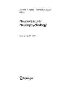 Buy Neurovascular Neuropsychrology Book by Joanne Festa, J. P. Mohr, Ronald Lazar | Springer | Hardcover | 2009 Edition | Society & Social Sciences — BookShops.in