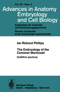 Buy The Embryology of the Common Marmoset: Callithrix jacchus by I. R. Phillips | Springer-Verlag | English | Paperback | 1976 — BookShops.in