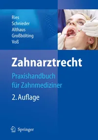 Buy Zahnarztrecht: Praxishandbuch Fur Zahnmediziner by U. Alte Brosthaus, Hans-Peter Ries, W. C. Bartha – Springer Nature German Hardcover 2nd Edition Medical Law Textbook — BookShops.in