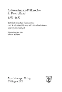 Buy Spatrenaissance-Philosophie in Deutschland 1570-1650: Entwürfe Zwischen Humanismus Und Konfessionalisierung, Okkulten Traditionen Und Schulmetaphysik (Frühe Neuzeit, 124) by Martin Mulsow - De Gruyter German Paperback 1st Edition — BookShops.in