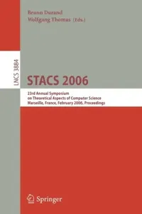 Buy Stacs 2006 (English, Bruno Durand | Wolfgang Thomas) — BookShops.in