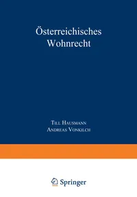 Buy Österreichisches Wohnrecht: Kommentar MRG und WEG by Till Hausmann & Andreas Vonkilch – German Hardcover, Springer Verlag, 2003 Edition – Legal Commentary on Austrian Housing Law — BookShops.in