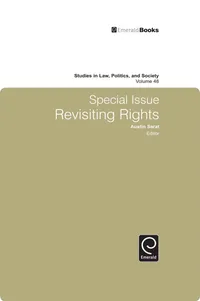 Buy Special Issue Revisiting Rights (48) Studies in Law, Politics & Society by Austin Sarat | Emerald Group Publishing | English | Paperback | 1st Edition — BookShops.in