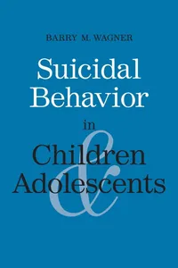 Buy Suicidal Behavior in Children and Adolescents by Barry M. Wagner | Yale Univ Pr | Hardcover | 1st Edition | Pediatrics & Child Psychology — BookShops.in