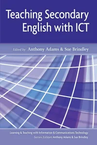 Buy Teaching Secondary English With ICT by Anthony Adams and Sue Brindley | Open Univ Pr | English Hardcover | Education & Reference Book for Teachers — BookShops.in