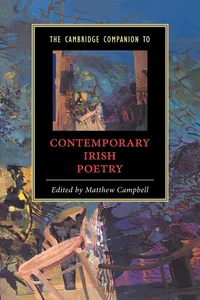 Buy The Cambridge Companion to Contemporary Irish Poetry (Cambridge Companions to Literature) | Matthew Campbell | Cambridge University Press | Hardcover | English | Higher Education Textbook — BookShops.in