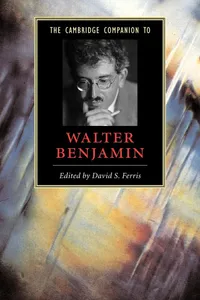 Buy The Cambridge Companion to Walter Benjamin by David S. Ferris | Cambridge University Press | Hardcover | English | Higher Education Textbook | European Literature Criticism — BookShops.in