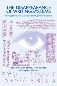 Buy The Disappearance of Writing Systems: Perspectives on Literacy and Communication by John Baines, John Bennet, Stephen Houston - Equinox Hardcover Illustrated Edition — BookShops.in