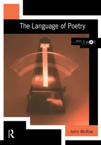 Buy The Language of Poetry (Intertext Series) by John McRae | Routledge | Hardcover | English | 1998 Edition | Higher Education Textbook for Language & Linguistics Studies — BookShops.in
