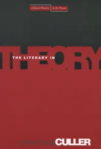 Buy The Literary in Theory by Jonathan Culler | Stanford Univ Pr | Hardcover | Literary Theory Book for Students and Scholars — BookShops.in