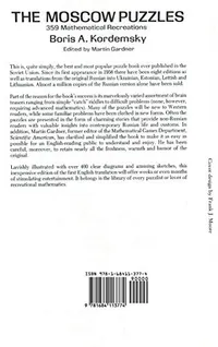 Buy The Moscow Puzzles: 359 Mathematical Recreations by Boris A. Kordemsky | Stanfordpub.com Hardcover | English | Logic & Brain Teasers for Indian Readers — BookShops.in
