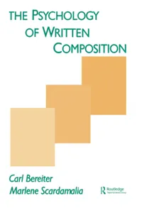 Buy Psychology of Written Composition by Carl Bereiter | Routledge Hardcover | Higher Education Textbook on Cognitive Writing Theory — BookShops.in
