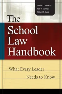 Buy The School Law Handbook: What Every Leader Needs to Know by Bosher, Kaminski, Vacca | ASCD Hardcover | School Administration & Education Law — BookShops.in