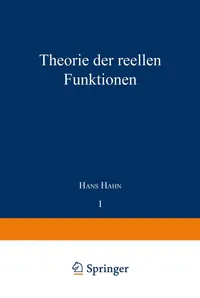 Buy Theorie der reellen Funktionen by Na Hahn | Springer-Verlag | German Hardcover 1921 Edition | Mathematics Calculus Textbook — BookShops.in