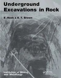 Buy Underground Excavations in Rock by E.T. Brown | CRC Press | Engineering Textbook | Hardcover | 1st Edition — BookShops.in