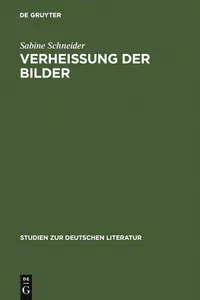 Buy Verheißung Der Bilder: Das Andere Medium in Der Literatur Um 1900 by Sabine Schneider | De Gruyter | German Paperback | Studien Zur Deutschen Literatur 180 — BookShops.in