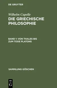 Buy Von Thales Bis Zum Tode Platons by Johannes Muller | De Gruyter | German Paperback | 3rd Edition | Ancient History Book — BookShops.in