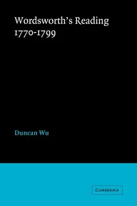 Buy Wordsworth's Reading 1770–1799 by Duncan Wu | Cambridge University Press | Hardcover | English Literature | Academic Reference Book — BookShops.in