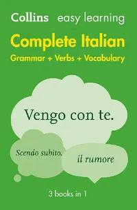 Buy Complete Italian Grammar Verbs Vocabulary (English, Collins Dictionaries) — BookShops.in