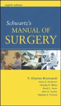 Buy (Ex)Manual Of Surgery (Schwartz) (English, Brunicardi) — BookShops.in