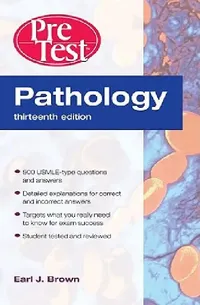 Buy Pathology Pretest Self-Assessment and Review by Earl J. Brown | McGraw-Hill | Hardcover | Study Guide | USMLE Step 1 Pathology Review Book for Medical Students — BookShops.in
