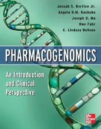 Buy Pharmacogenomics an Introduction and Clinical Perspective (English, Joseph S. Bertino | Angela Kashuba | Joseph D. Ma) — BookShops.in