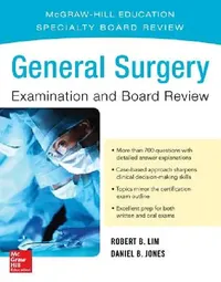 Buy General Surgery Examination and Board Review (English, Robert Lim | Daniel Jones) — BookShops.in