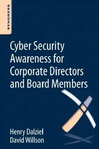 Buy Cyber Security Awareness for Corporate Directors and Board Members (English, Henry Dalziel | Max Dalziel | David Willson) — BookShops.in