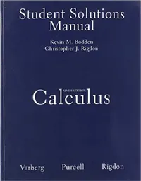 Buy Student Solutions Manual for Calculus (English, Dale Varberg | Edwin Purcell | Steve Rigdon) — BookShops.in