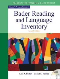 Buy Bader Reading & Language Inventory (English, Lois Bader | Daniel Pearce) — BookShops.in