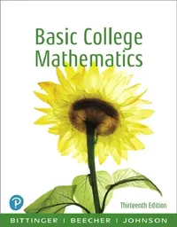 Buy Basic College Mathematics (English, Marvin Bittinger | Judith Beecher | Barbara Johnson) — BookShops.in