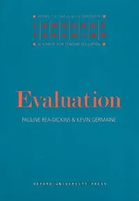 Buy Evaluation (English, Rea-Dickins) — BookShops.in