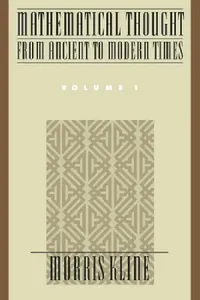 Buy Mathematical Thought from Ancient to Modern Times (English, Morris Kline) — BookShops.in