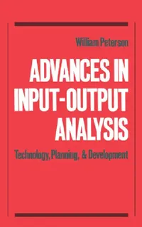 Buy Advances in Input-Output Analysis (English, William Peterson) — BookShops.in