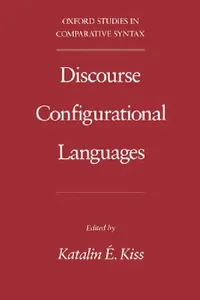 Buy Discourse Configurational Languages (English, Katalin E. Kiss) — BookShops.in