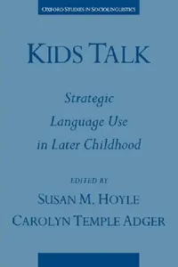 Buy Kids Talk (English, Susan M. Hoyle | Carolyn Temple Adger) — BookShops.in