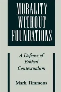 Buy Morality Without Foundations (English, Mark Timmons) — BookShops.in