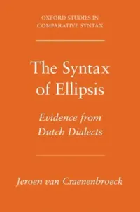 Buy Syntax of Ellipsis (English, Jeroen Van Craenenbroeck) — BookShops.in